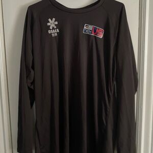 Dark gray Long Sleeve Graphic Shirt